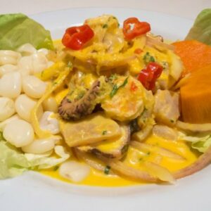 Ceviche en crema de Ají
